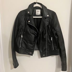Abercrombie Vegan Leather Jacket